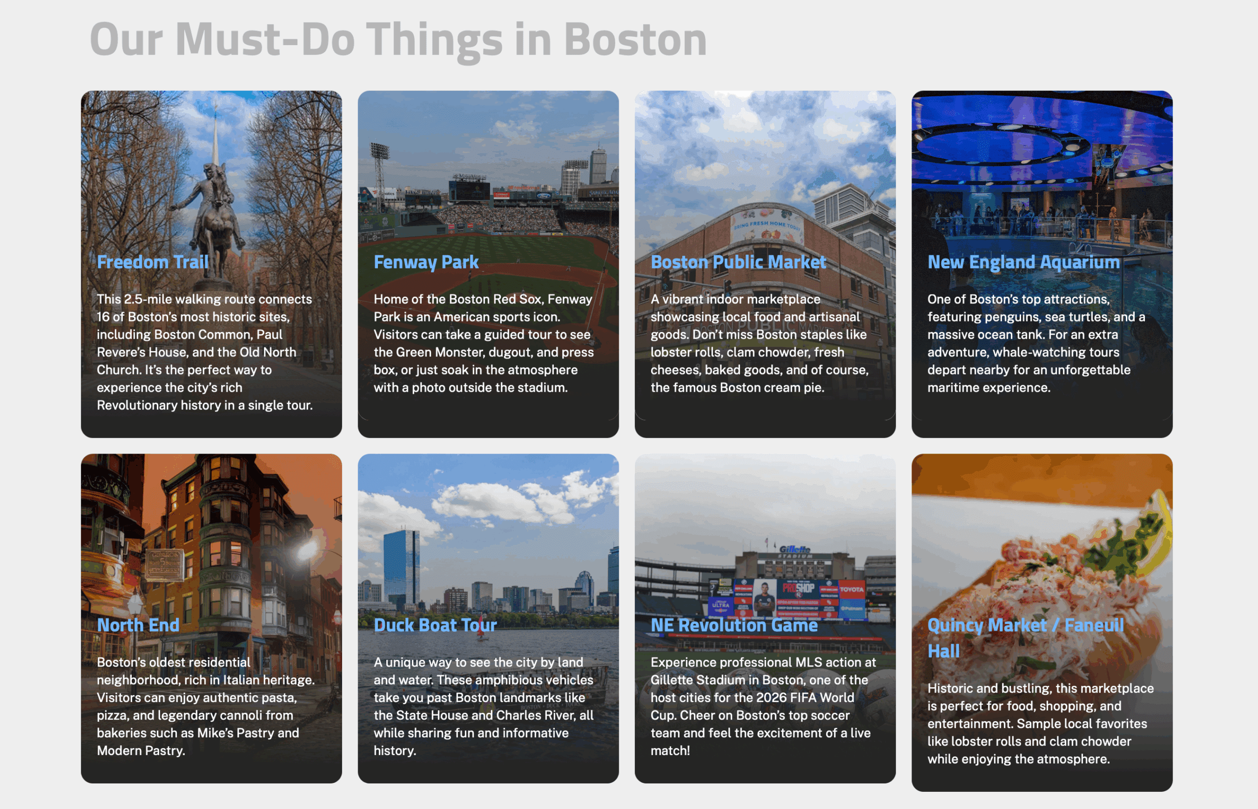 BIC Things to do in Boston